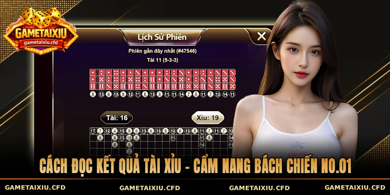 cách đọc kết quả tài xỉu