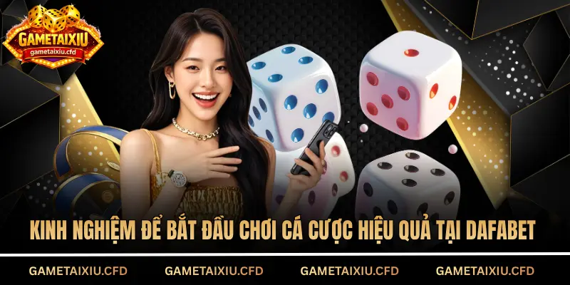 Kinh nghiệm để bắt đầu chơi cá cược hiệu quả tại Dafabet